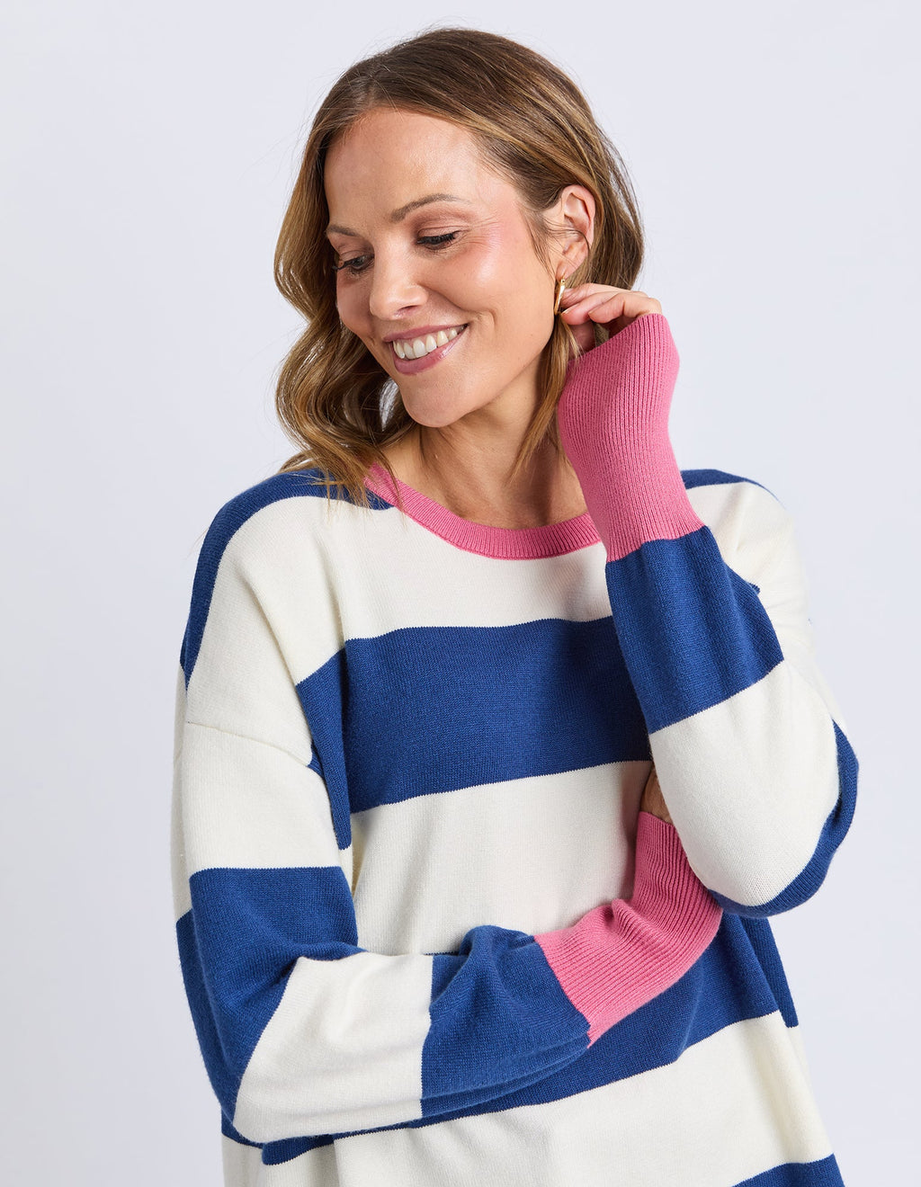 Elvie Block Stripe Knit
