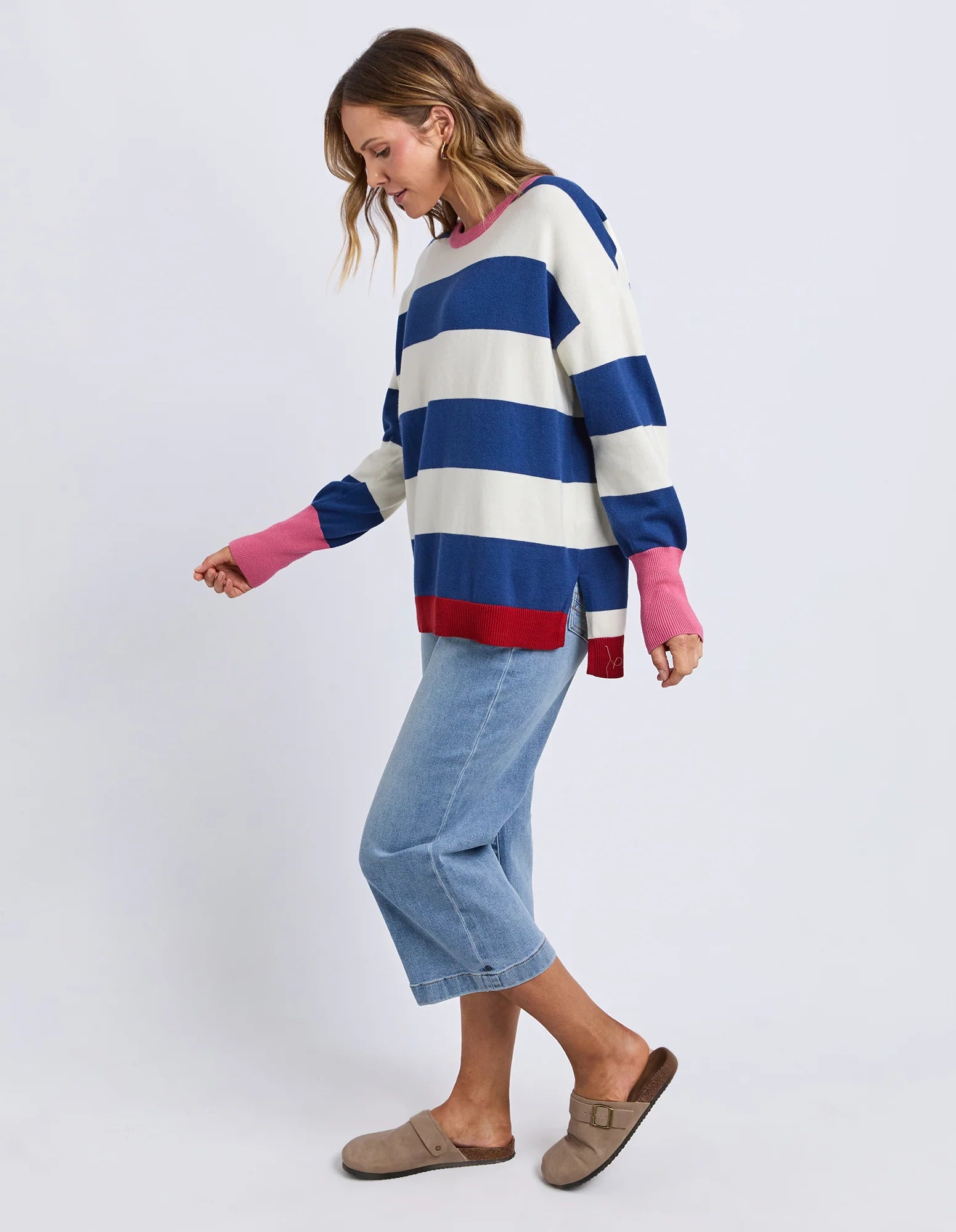 Elvie Block Stripe Knit