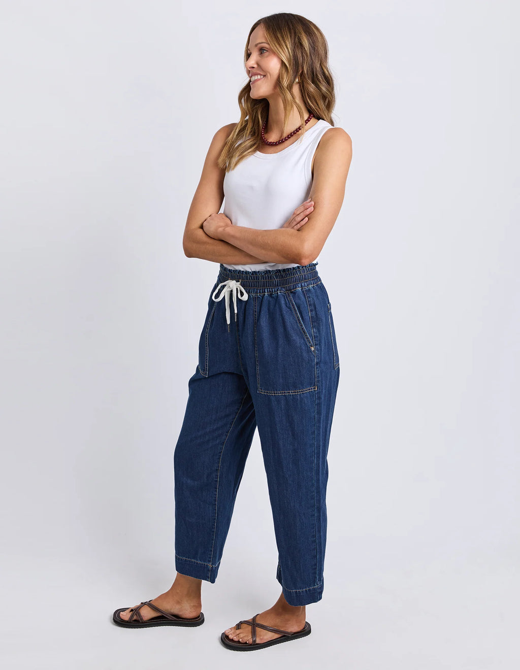 Greta Slim Leg Denim Pant