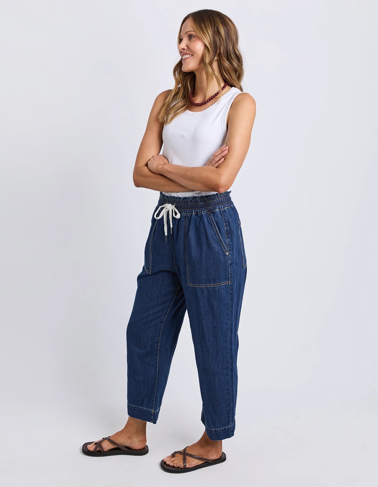 Greta Slim Leg Denim Pant