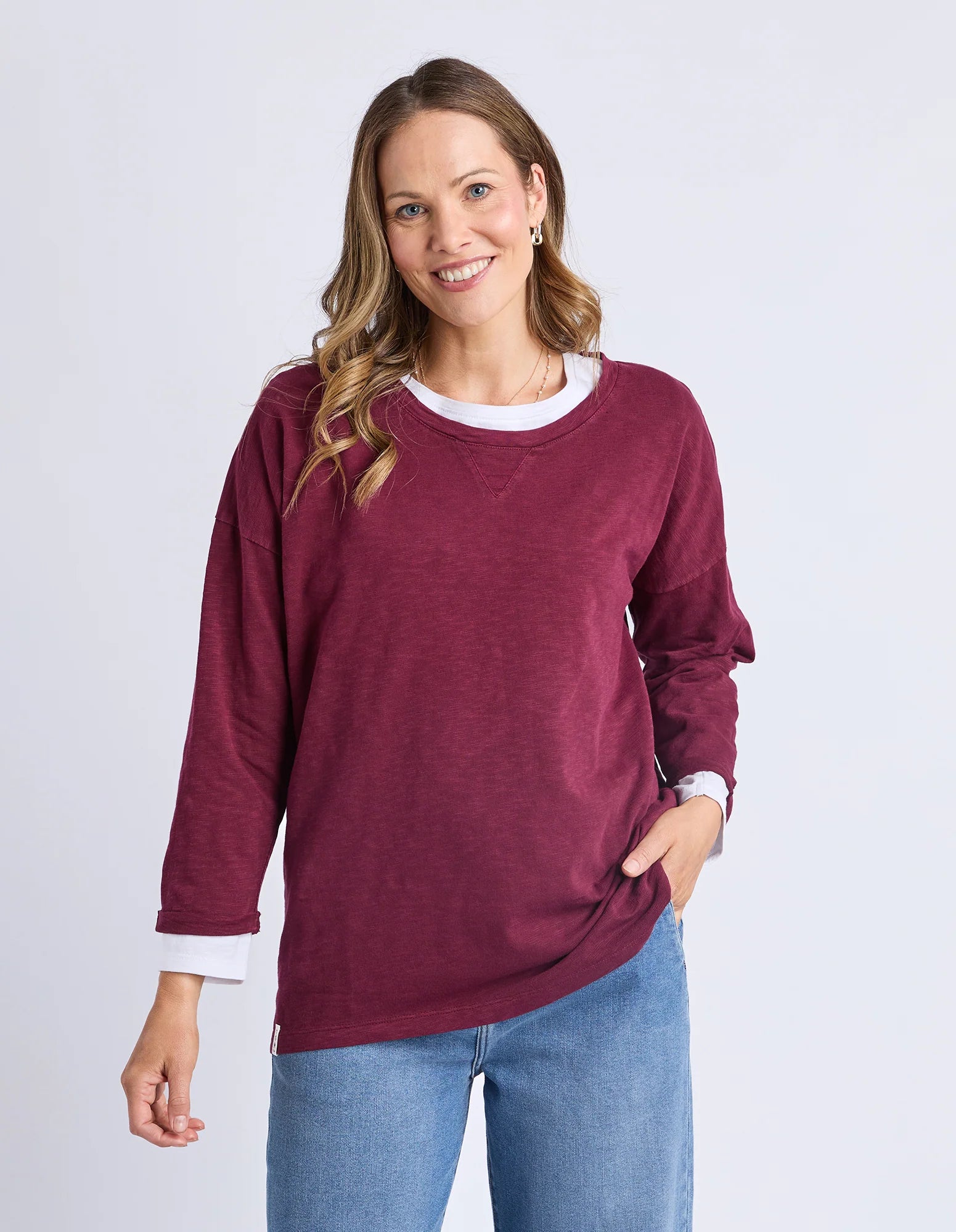 Annie 3/4 Slv Tee