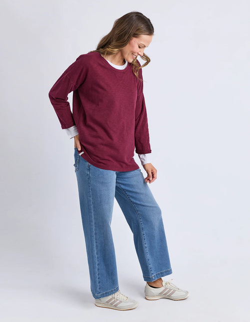Annie 3/4 Slv Tee