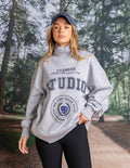 Studio Mock Neck Crew