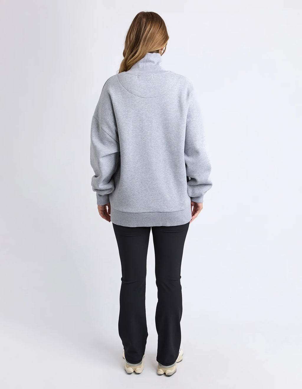 Studio Mock Neck Crew