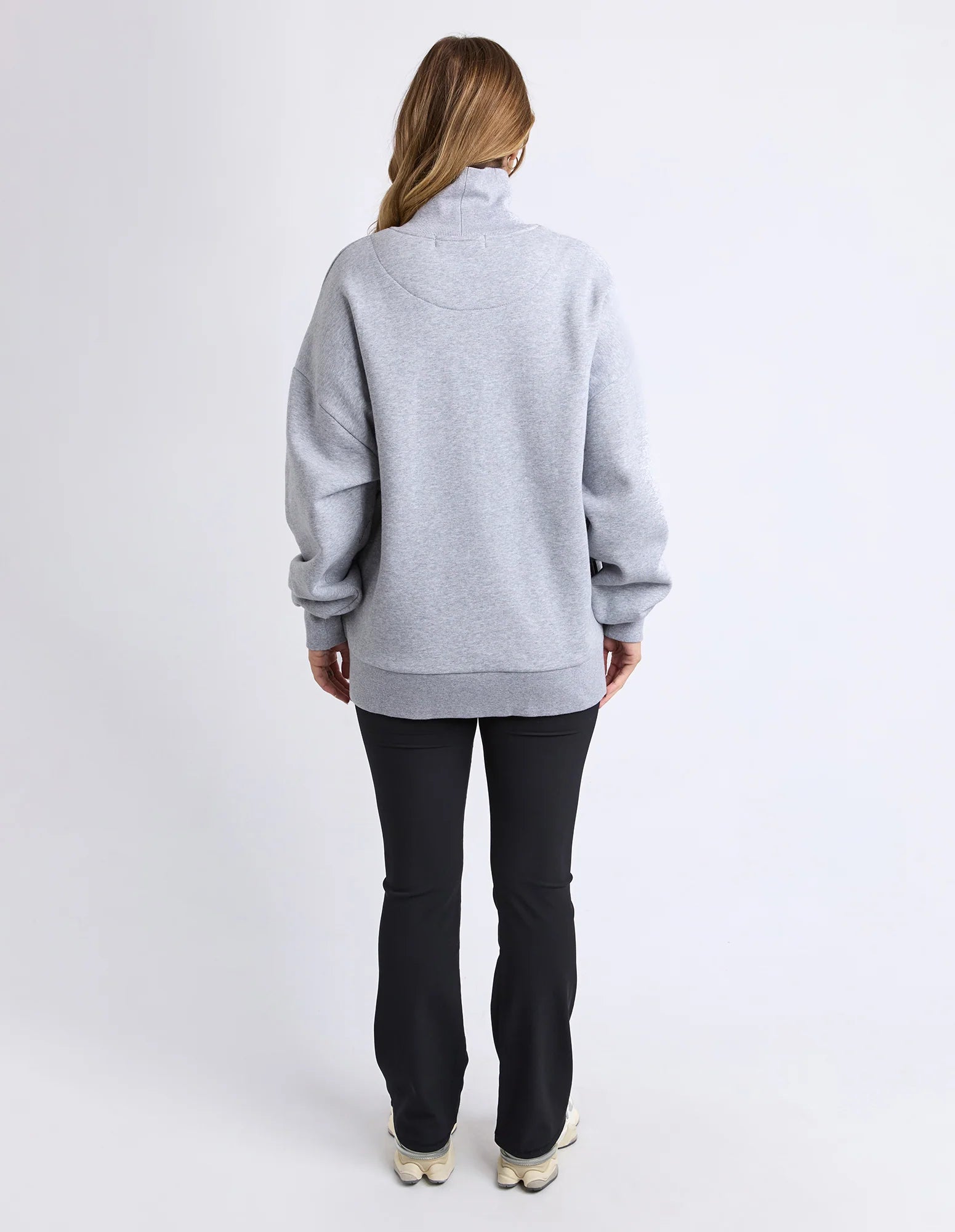 Studio Mock Neck Crew