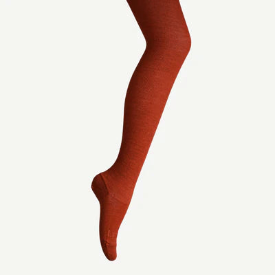 Merino Wool Textured Knit Tights