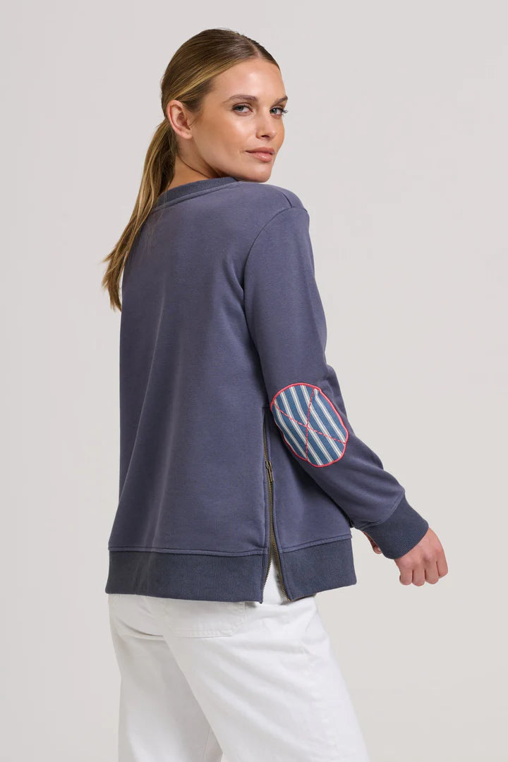 Classic Zipside Sail Boat Sweatshirt