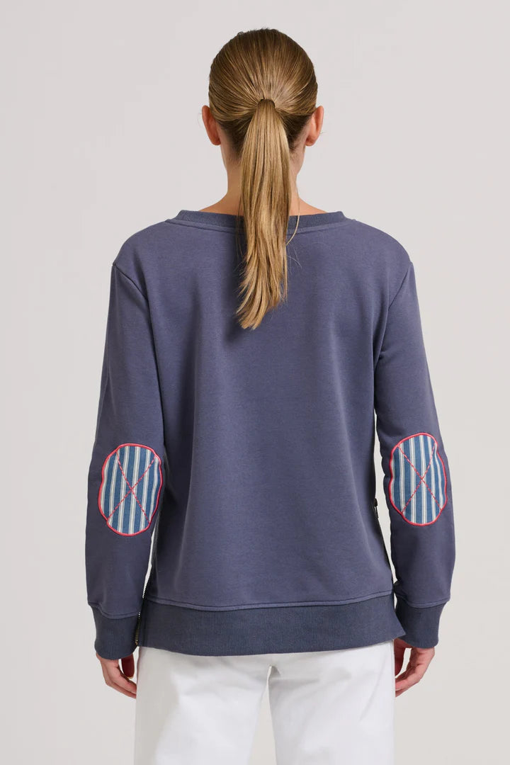 Classic Zipside Sail Boat Sweatshirt