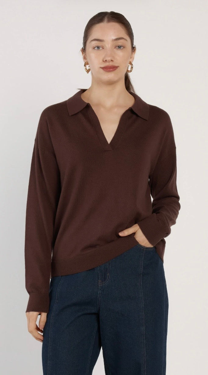 Solenne Polo Knit