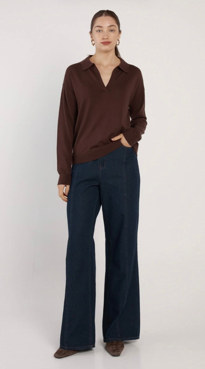 Solenne Polo Knit