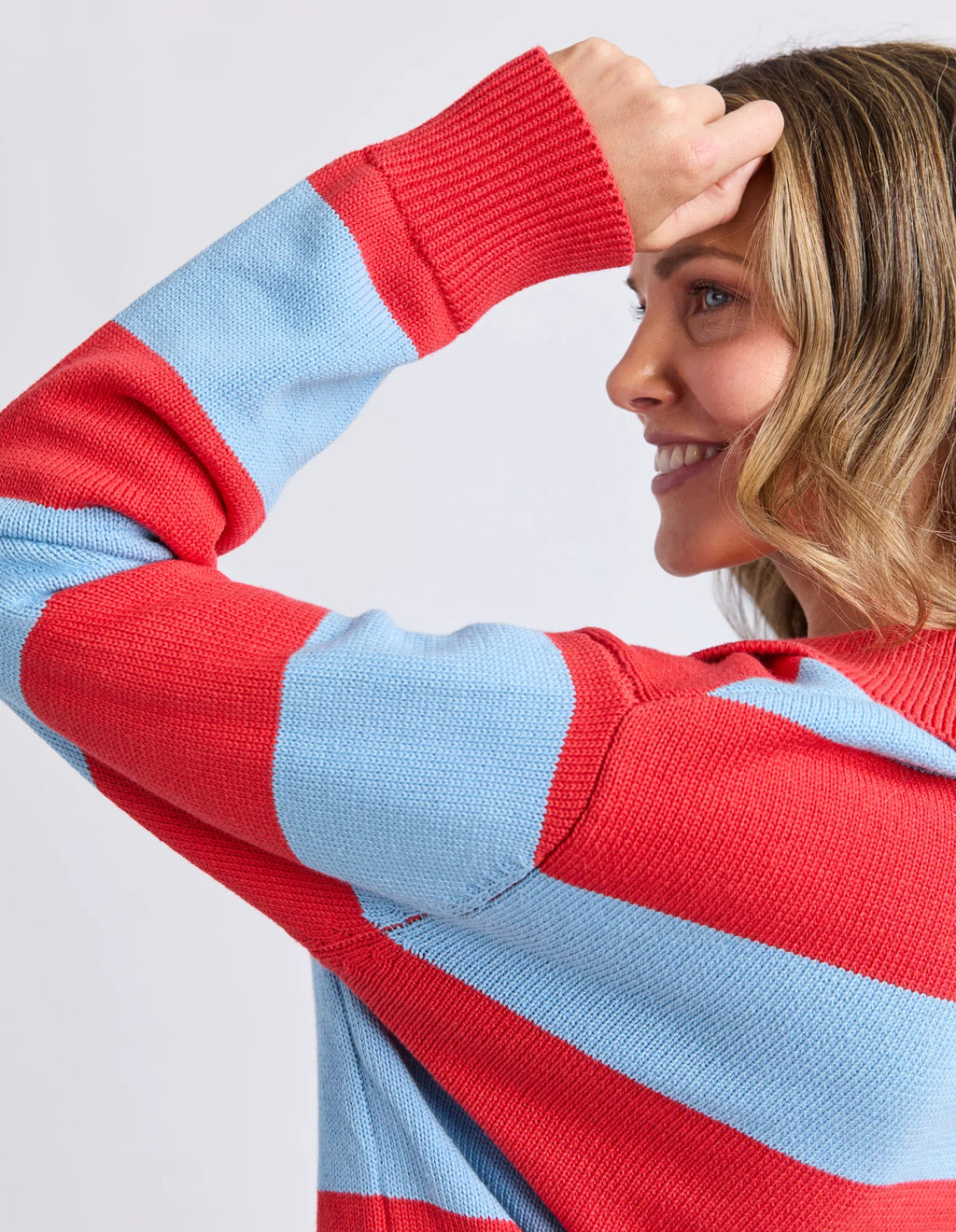 Striped Knit Polo