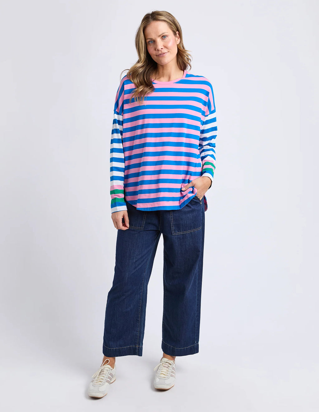 Taffy Stripe Long Sleeve Tee