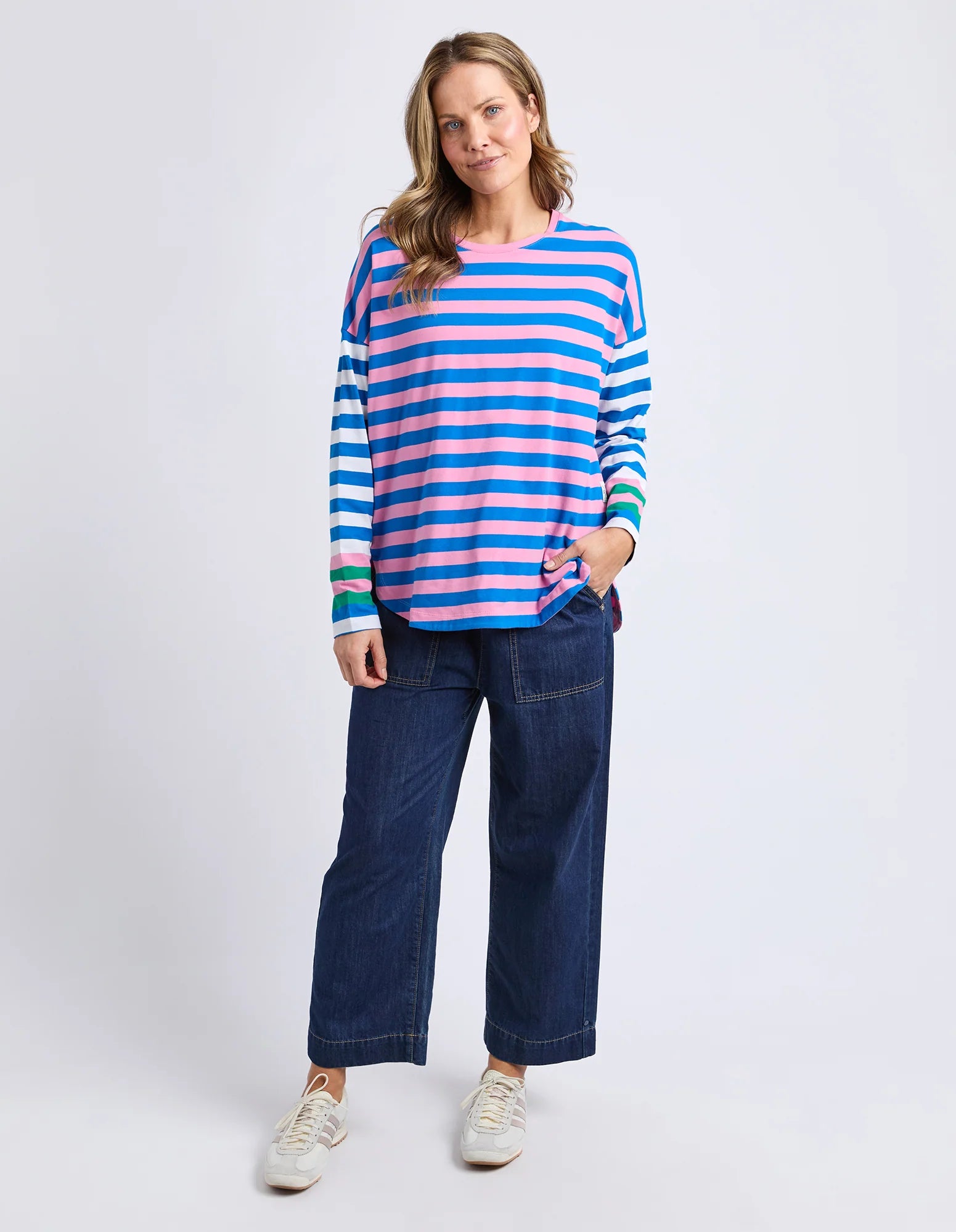 Taffy Stripe Long Sleeve Tee