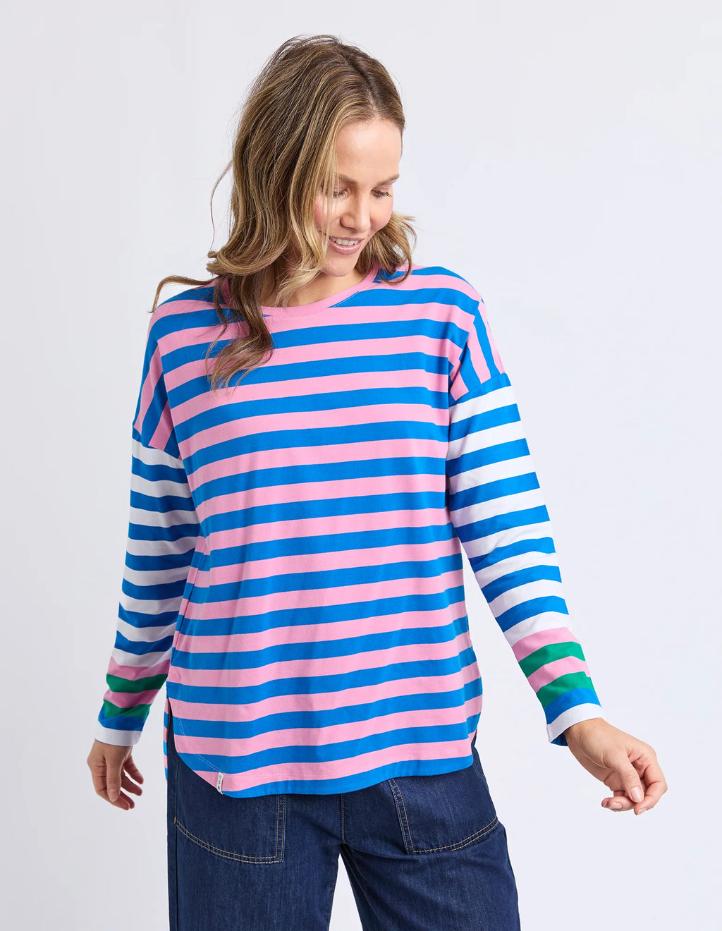 Taffy Stripe Long Sleeve Tee