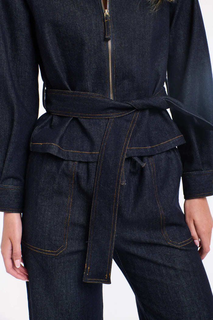 Misha Drawcord Denim Pants