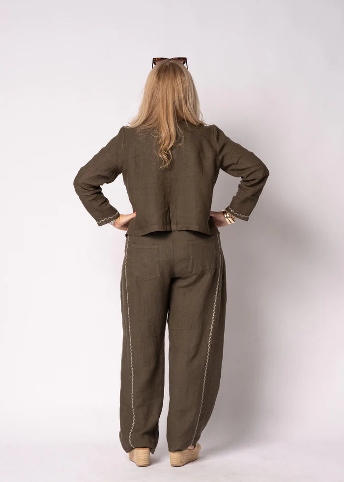 Teresa Linen Jacket