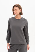 Stripe Sleeve Sweat