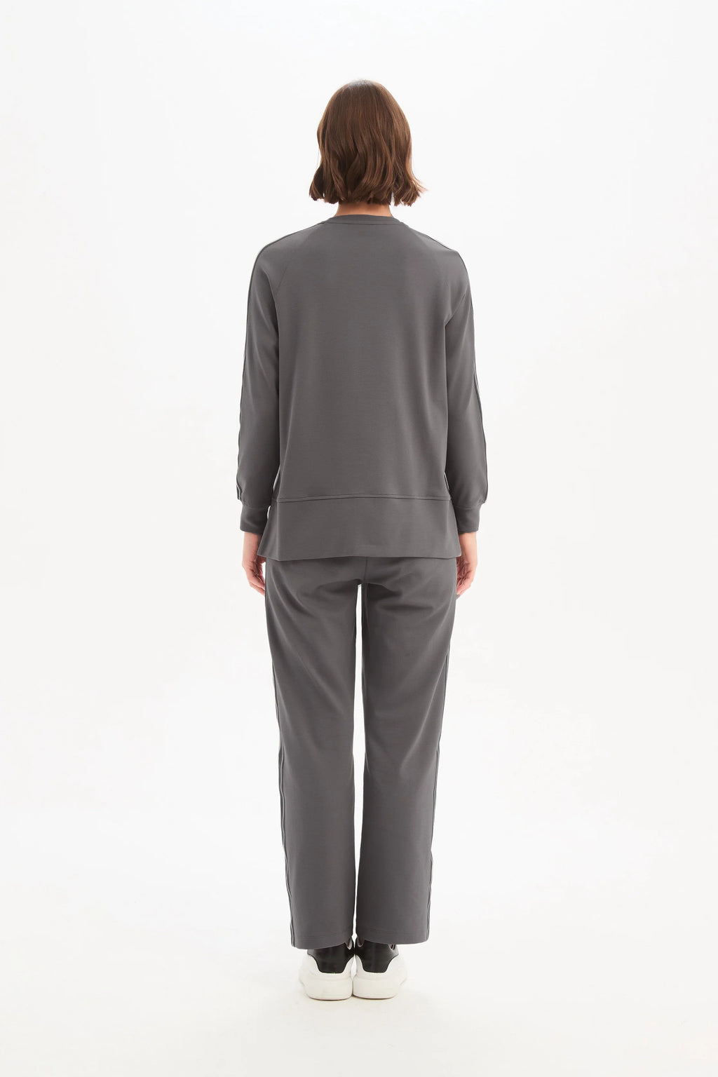 Stripe Sleeve Sweat