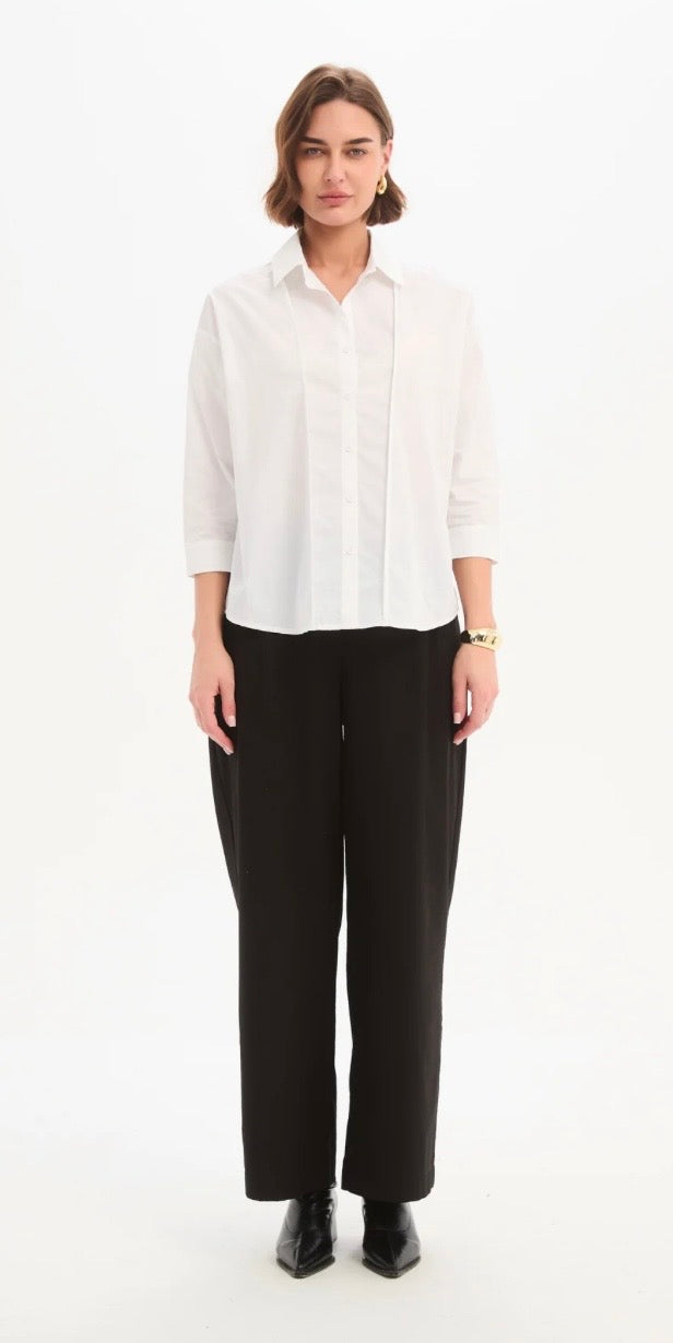 Panel Front Bind Shirt