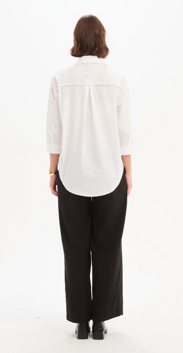 Panel Front Bind Shirt