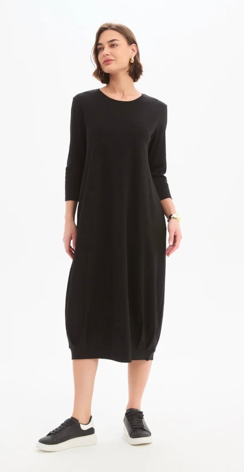 Banded Hem Jersey Dress