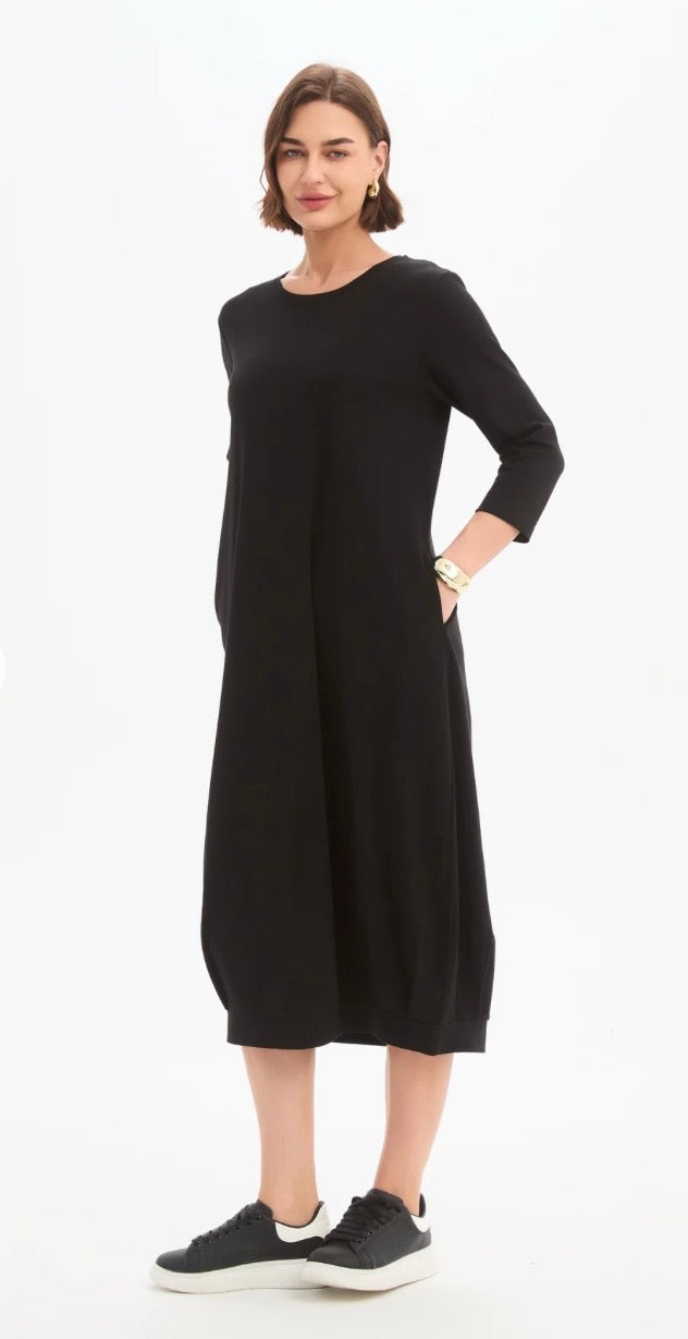 Banded Hem Jersey Dress
