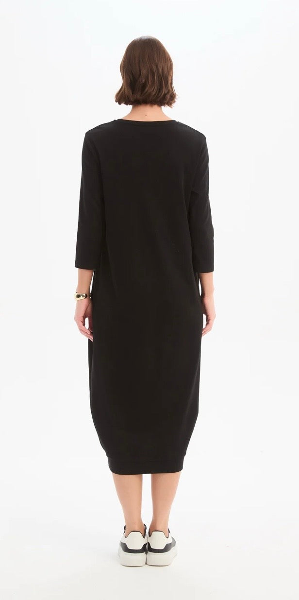 Banded Hem Jersey Dress