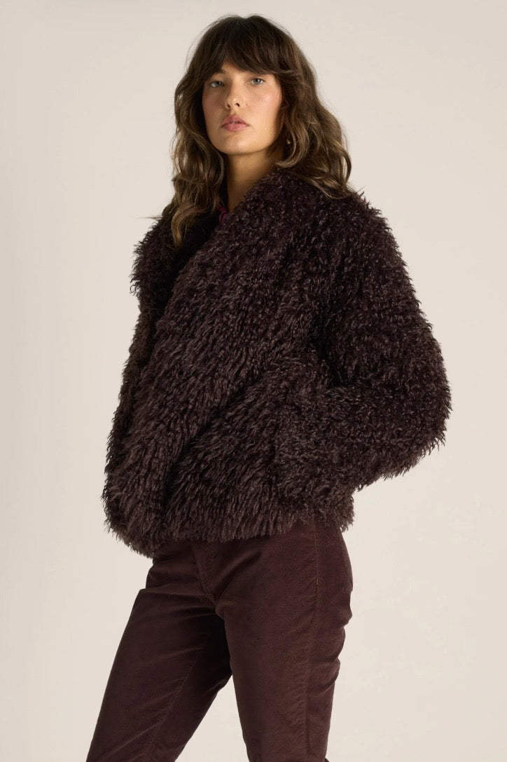 Wynn Cropped Fur Jacket