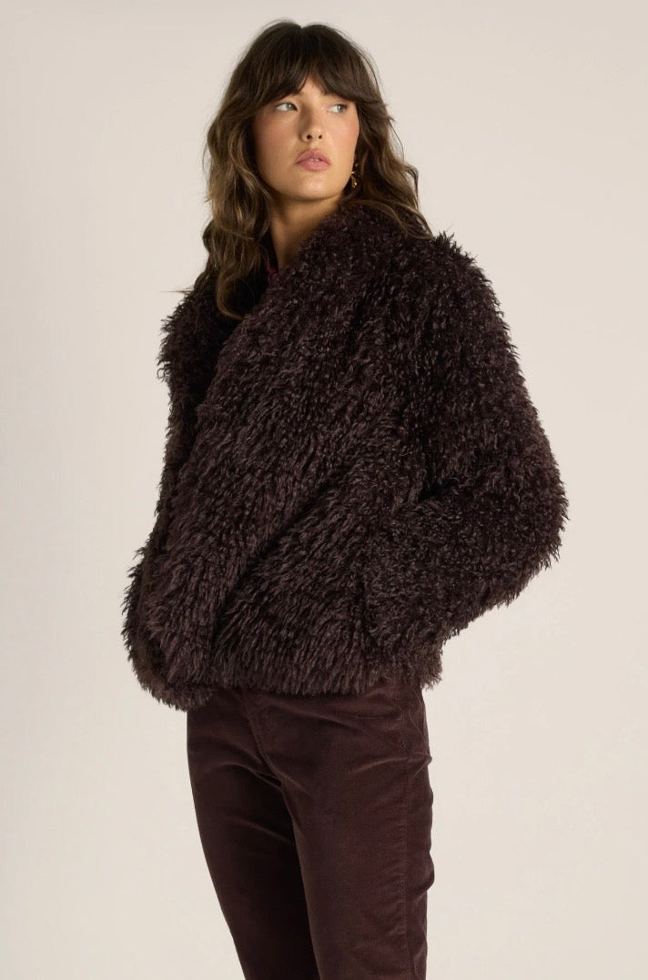 Wynn Cropped Fur Jacket