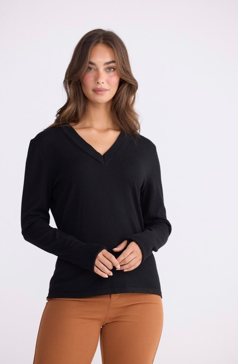 Cassian LS Knit Top