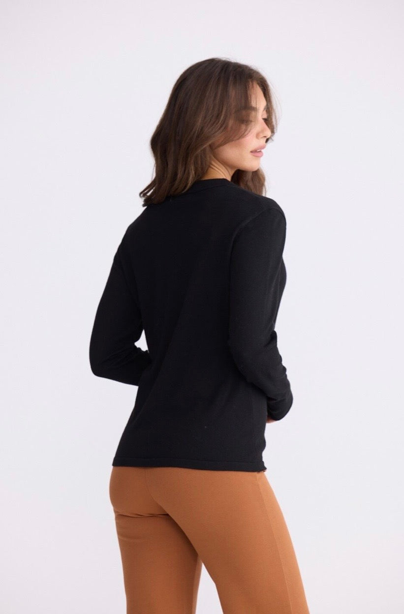 Cassian LS Knit Top