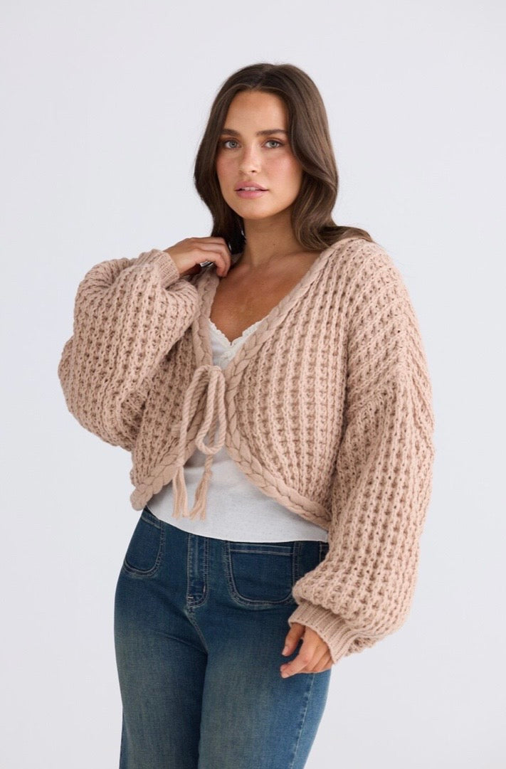 Zinnia Tie Cardi