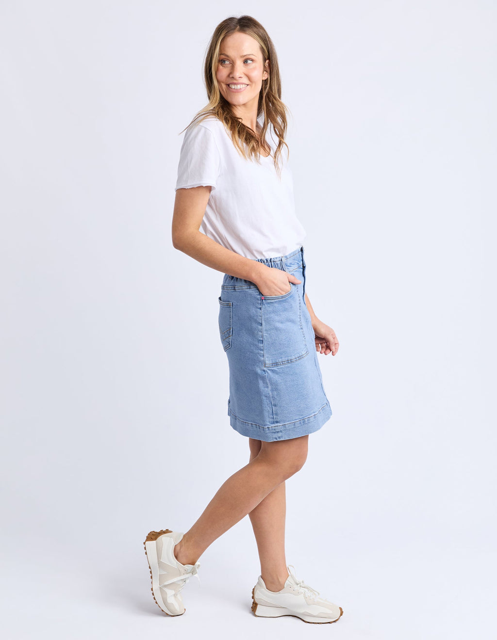 Atlas Denim Skirt