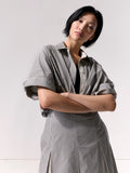 Mono Stripe Overshirt