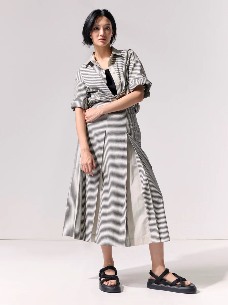 Mono Stripe Overshirt
