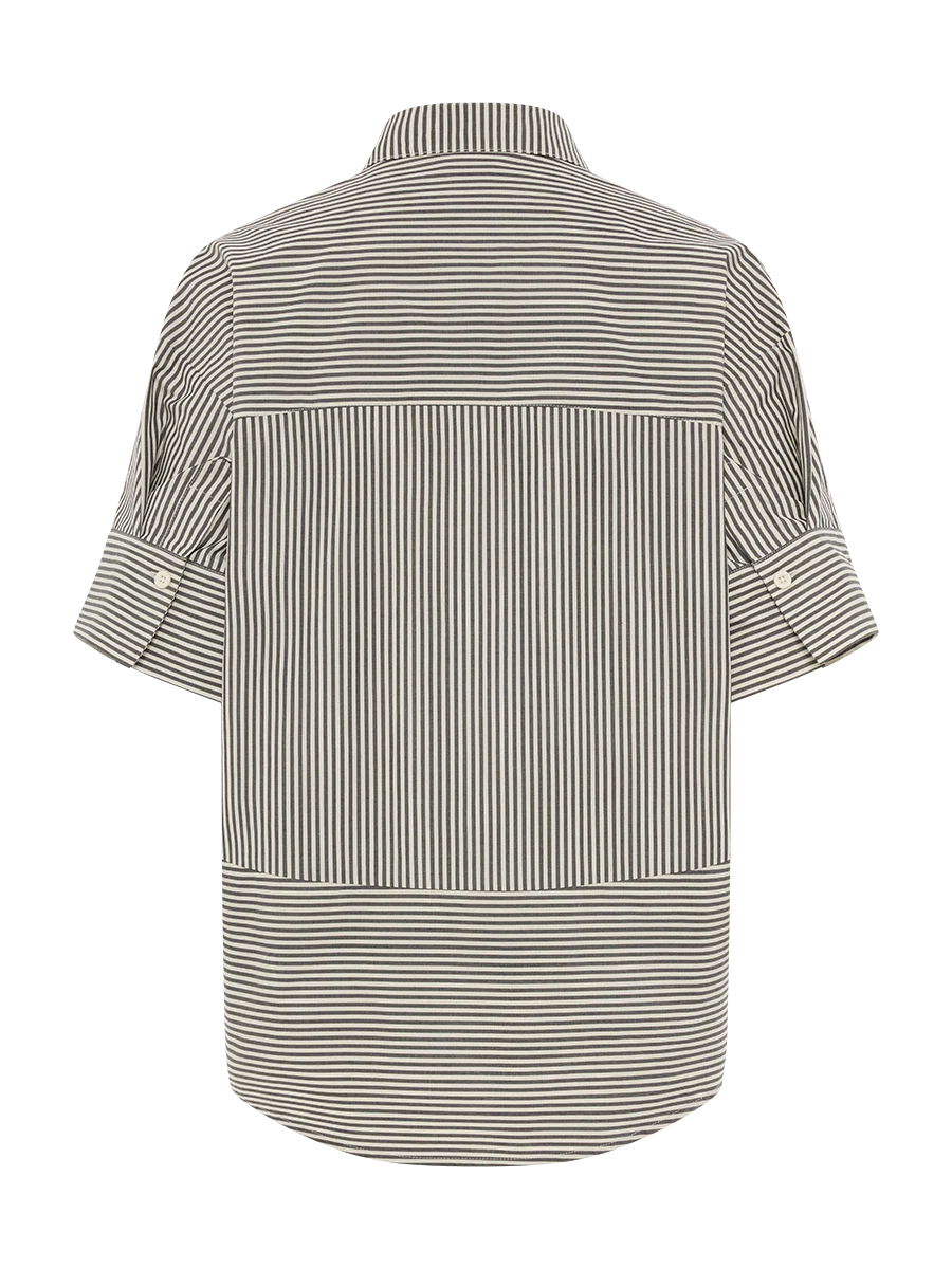 Mono Stripe Overshirt