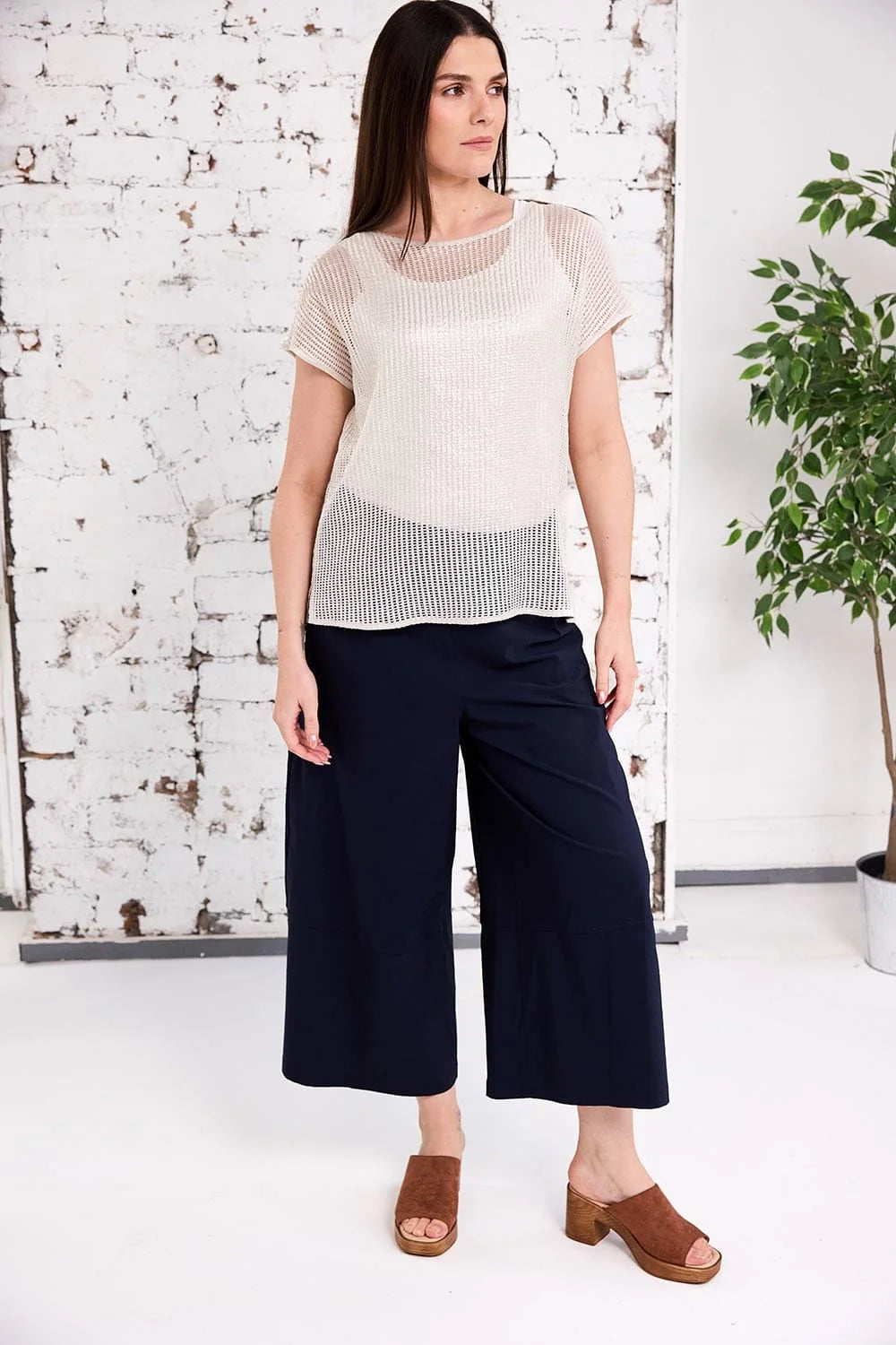 Cotton Hem Trouser