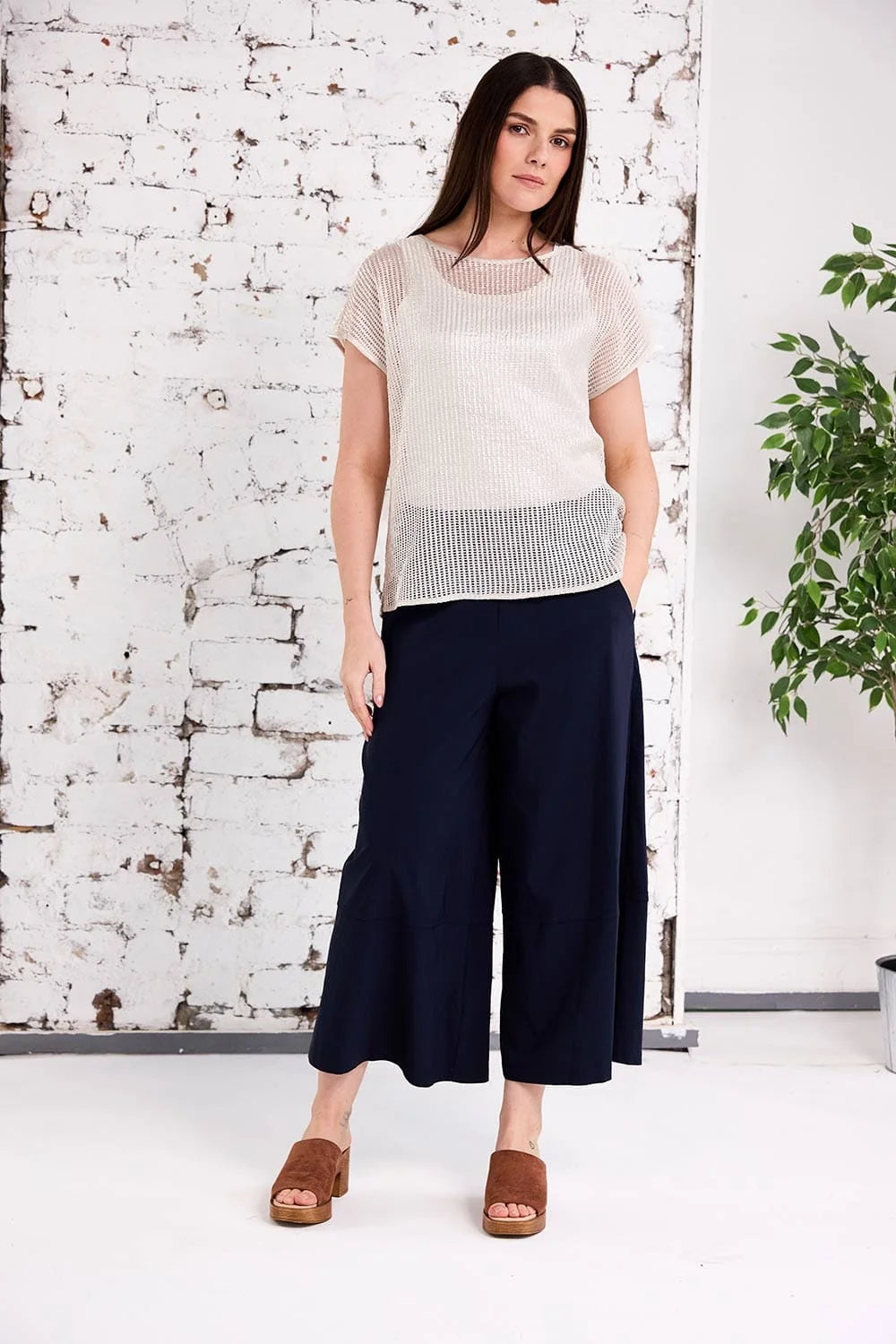 Cotton Hem Trouser
