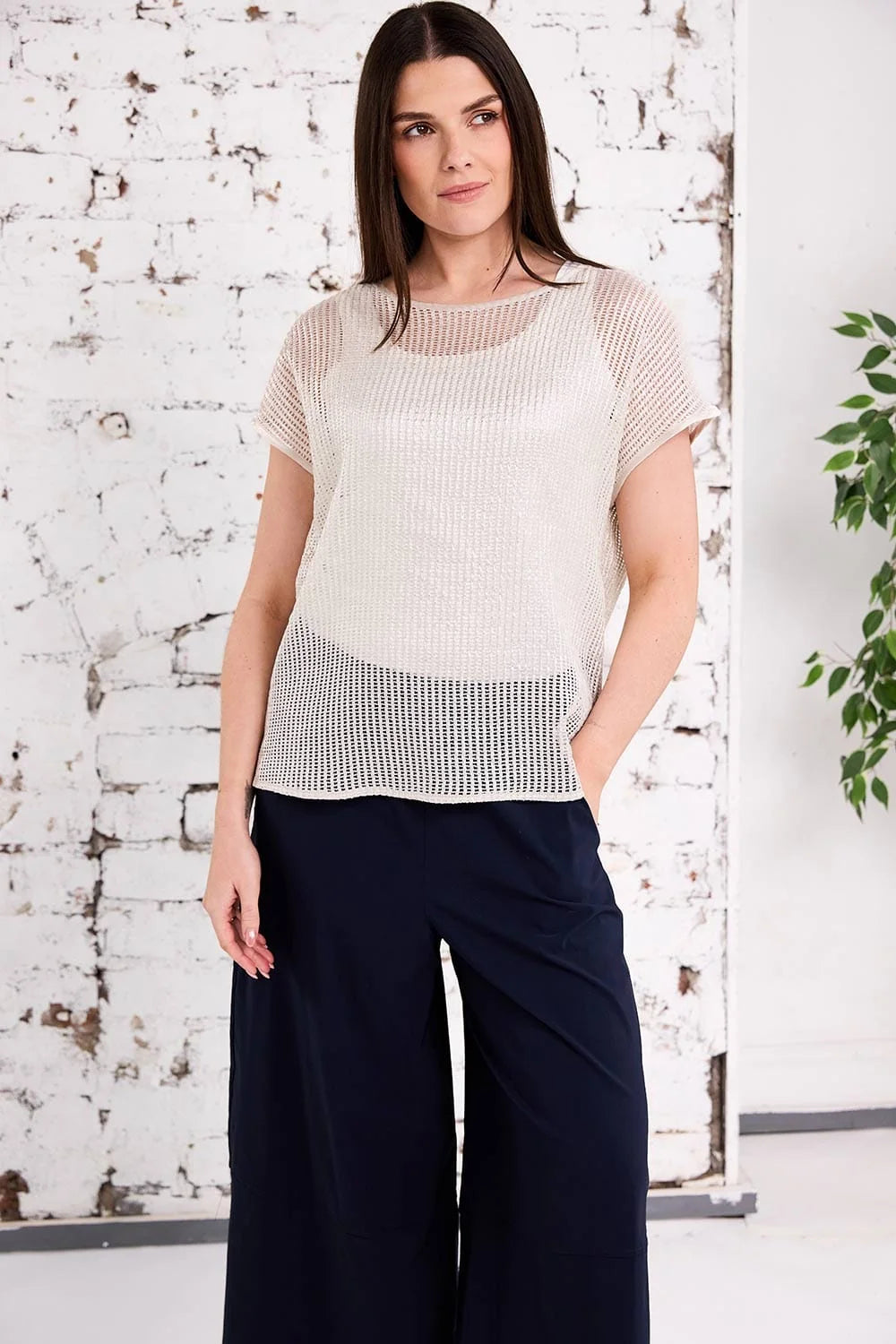 Cotton Hem Trouser