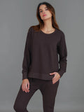 Charlette Curve Hem Sweater