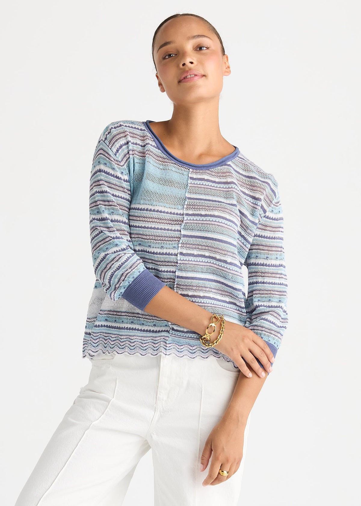 Mixed Lace Top