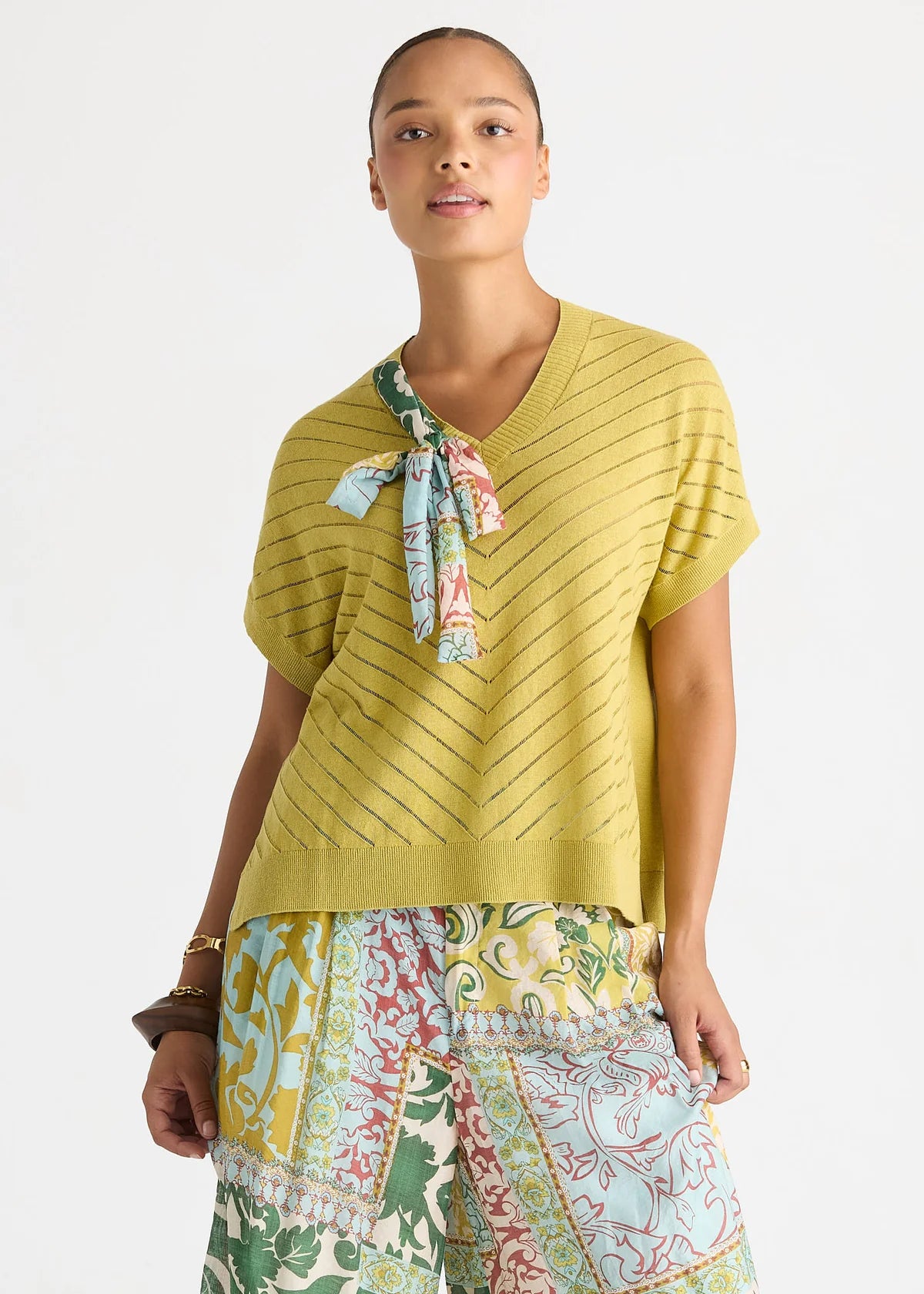Scarf Detail Top