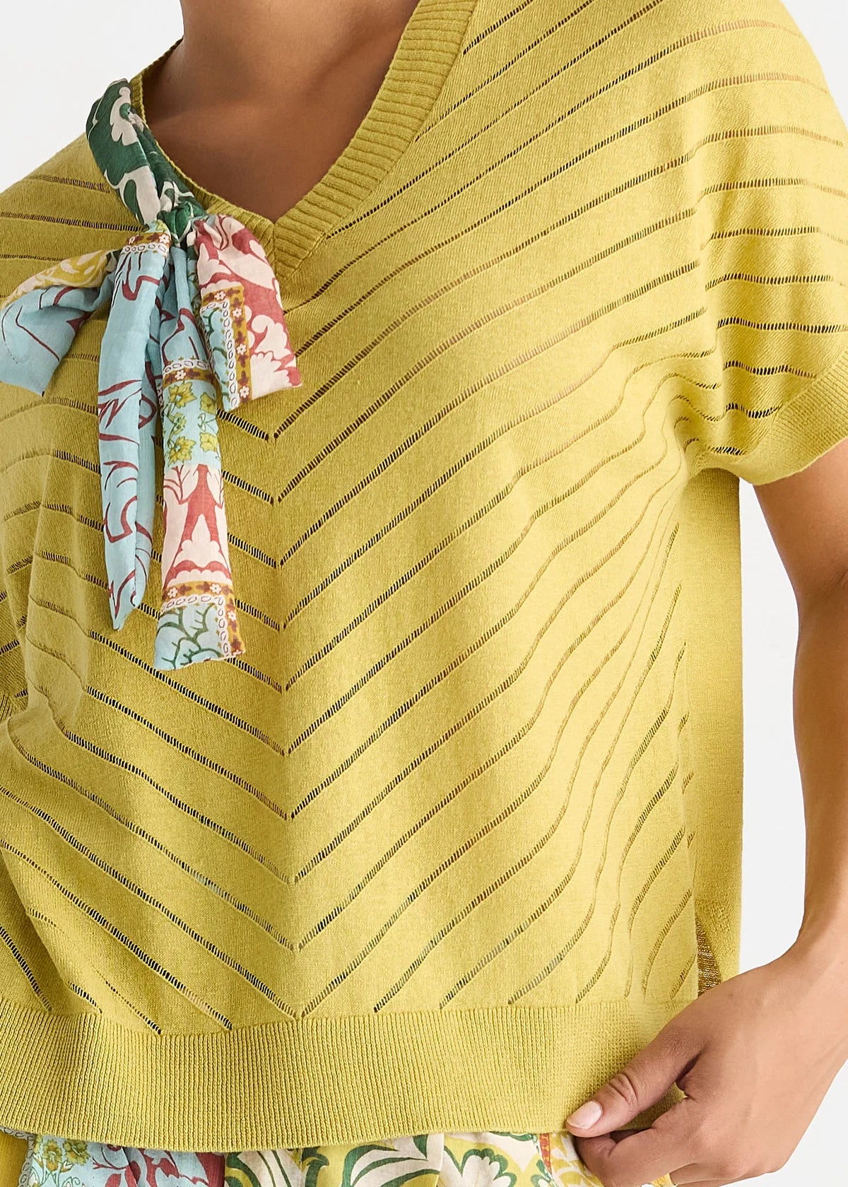 Scarf Detail Top