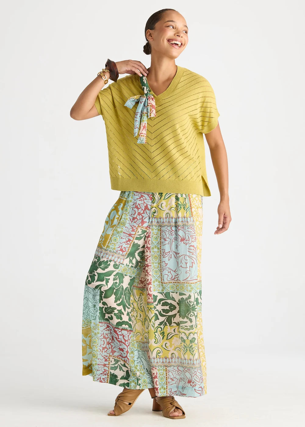 Scarf Detail Top