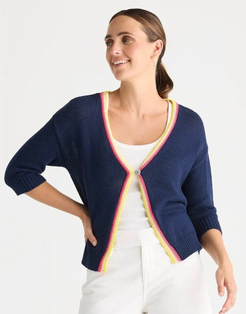 Crochet Trim Cardi