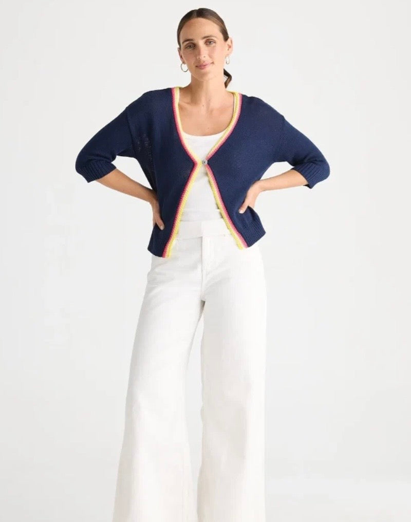 Crochet Trim Cardi