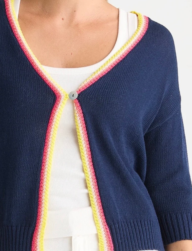 Crochet Trim Cardi