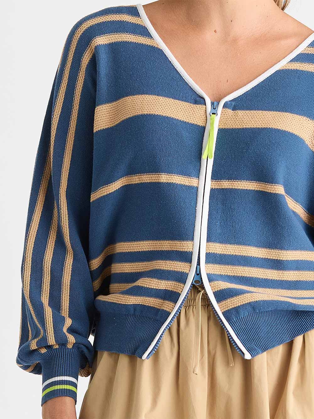 Statement Zip Cardi
