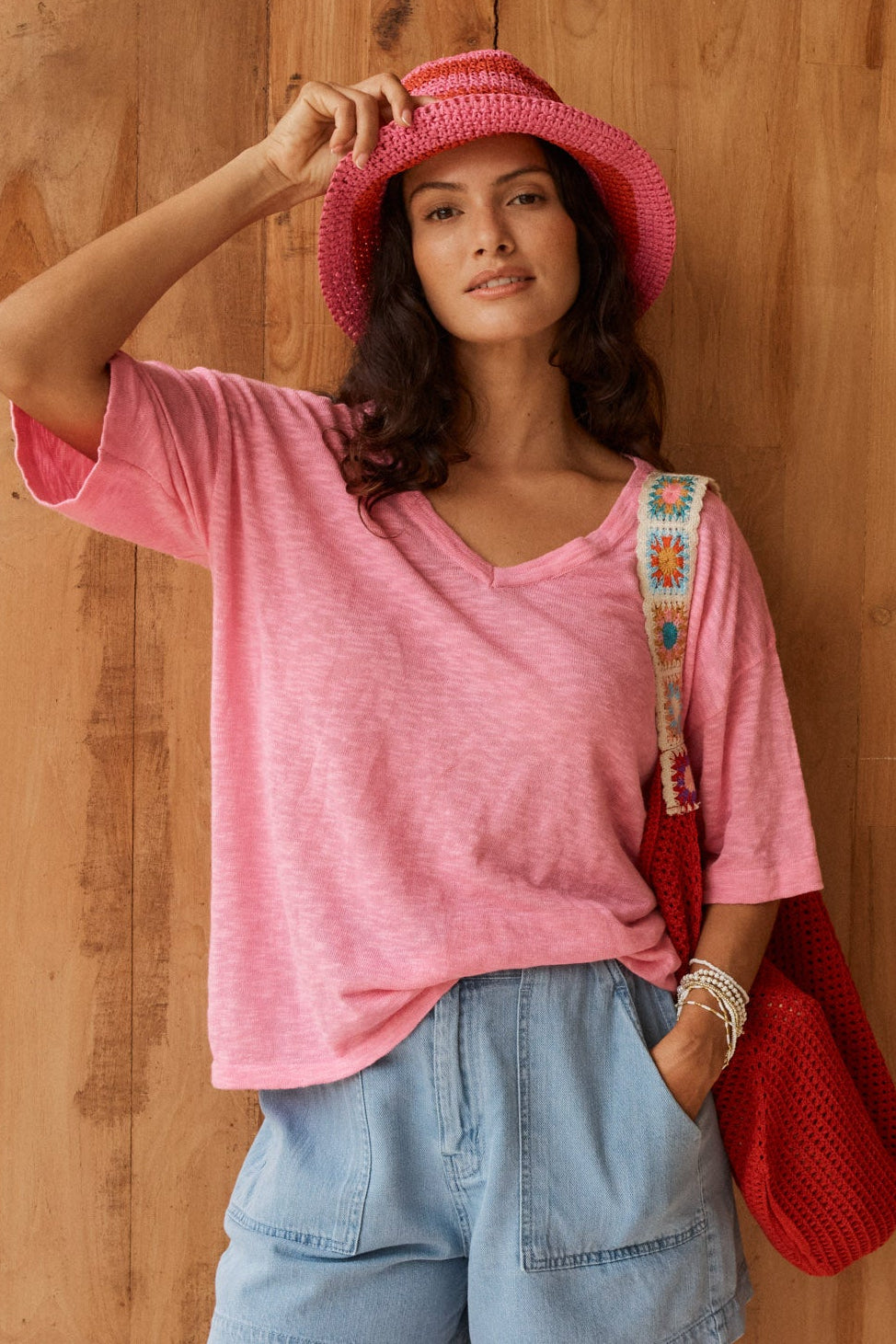 Aries V-Neck Knit Top