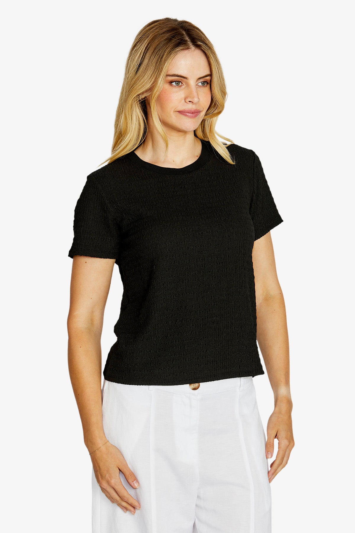 Alfie Textured Crew Tee